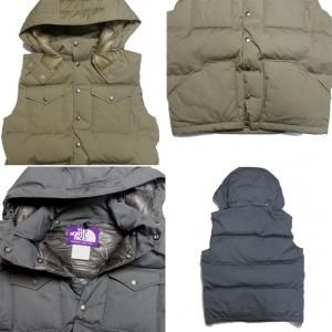 ノースフェイス パープルレーベル ナナミカ 65/35 Hooded Sierra Vest フーデッド シェラ ベスト ダウンベスト パーカーベスト