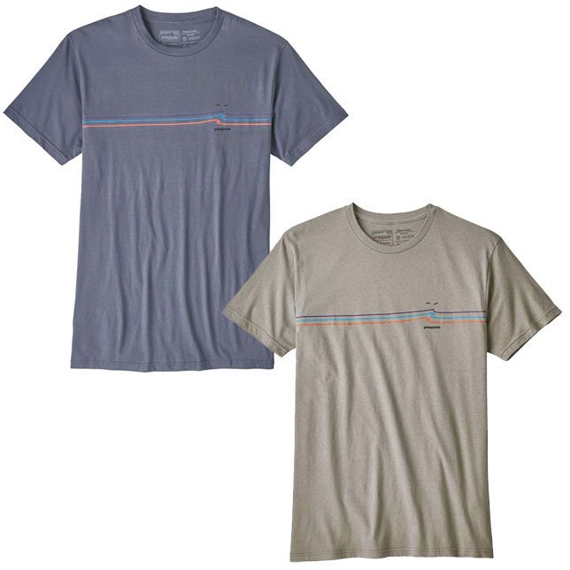 パタゴニア メンズ タイド ライド オーガニック Tシャツ Patagonia メンズ プリントtシャツ