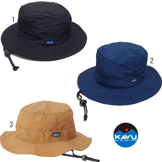 KAVU カブー シンセティック ストラップ バケットハット メンズ レディース 帽子 無地 ハット HAT