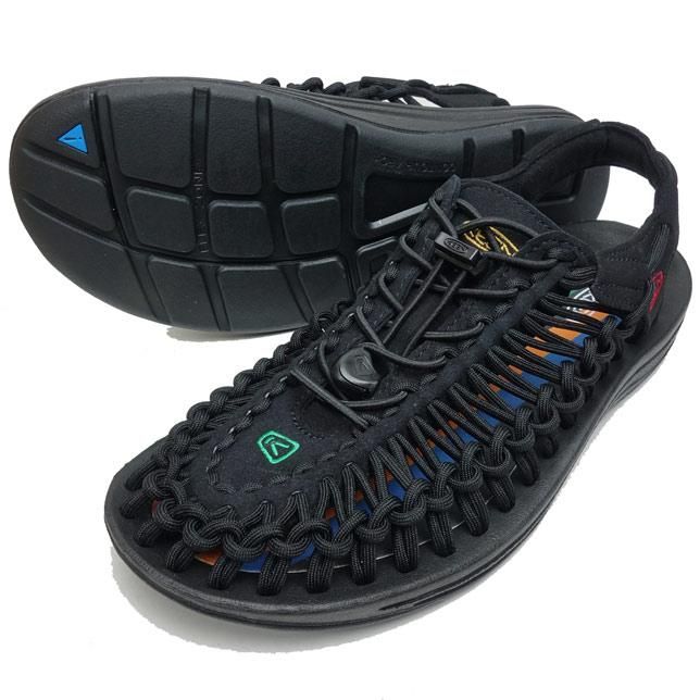 特別セーフ KEEN サンダル メンズ ブラック サンダル - www