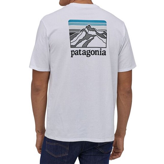 パタゴニア メンズ ライン ロゴ リッジ ポケット レスポンシビリティー 38551 patagonia メンズ ポケ付き プリントTシャツ