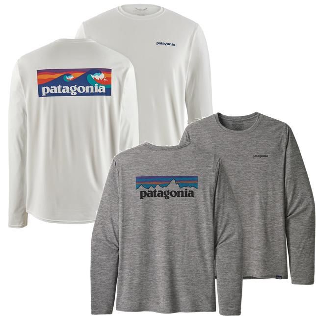 パタゴニア メンズ ロングスリーブ キャプリーン クール デイリー グラフィックシャツ 長袖 Tシャツ ロンt Patagonia