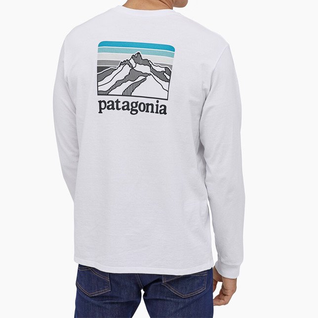 パタゴニア ロンT メンズ - Tシャツ