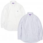 ノースフェイス パープルレーベル コットン ポリエステル オックスボタンダウン シャツ Cotton Polyester OX B.D. Shirt NT3118N 長袖シャツ