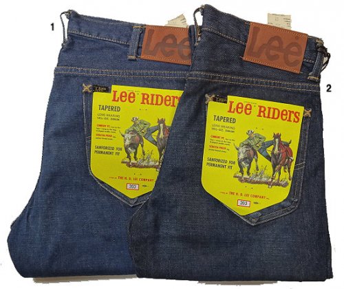 Lee AMERICAN RIDERS 203 テーパードジーンズ 加工デニム メンズ デニムパンツ ジーパン 2カラー