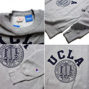 Champion チャンピオン Made In Usa リバースウィーブ プリント スウェット 赤タグ Ucla C5 G003