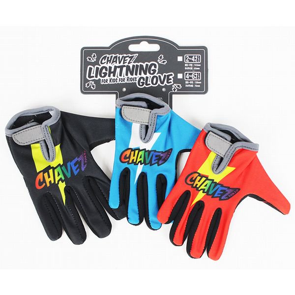 CHAVEZ TOKYO / LIGHTNING GLOVE -キッズグローブ- - ジテンシャデポBMX  名古屋のBMXプロショップが運営するストリート、フラットの完成車、カスタムパーツの通販サイト