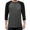FLYBIKES / 3/4 CHAIN T-Shirt -ダークグレー×ブラック-