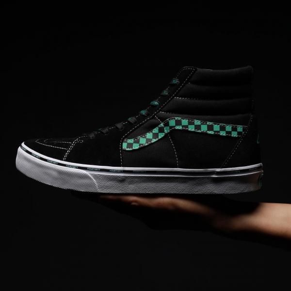 Vans black shop and mint green