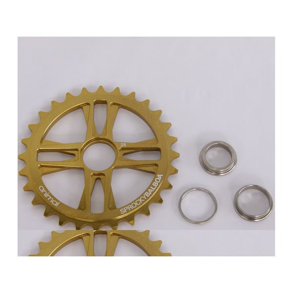 ANIMAL / SPROCKEY BALBOA SPROCKET 28T -GOLD- BMXスプロケット 送料