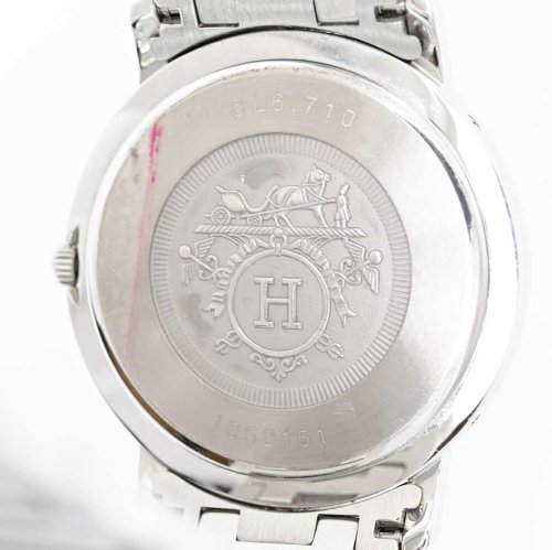 7871) 【エルメス】 エルメス HERMES クリッパー CL6.710 SS デイト