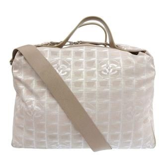 8332) 【シャネル】 シャネル CHANEL ニュートラベルライン ボストン ...