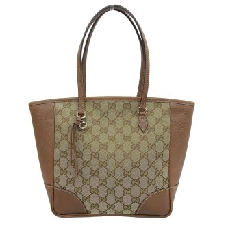 8376) 【グッチ】 グッチ GUCCI トートバッグ GGキャンバス レザー