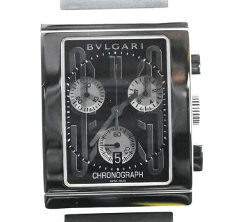 (3089) 【ブルガリ】　ブルガリ BVLGARI レッタンゴロ RTC49S　メンズ　クロノグラフ クォーツ　デイト　［時計（メンズ）］