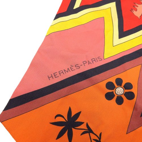 8836) 【エルメス】 エルメス HERMES マキシツイリー スカーフ シルク