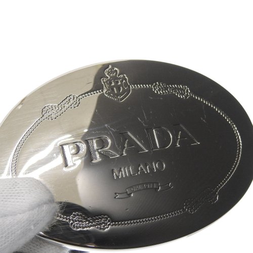 8841) 【プラダ】 プラダ PRADA ベルト レザー ブラック 38/95 95cm