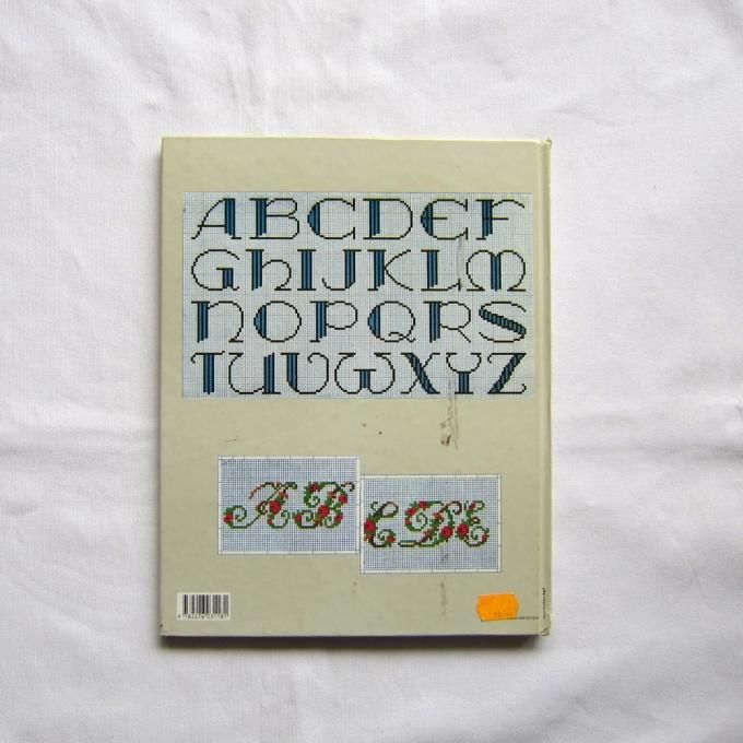 フランスヴィンテージalphabetsクロステッチ刺繍図案本 フランスヴィンテージalphabetsクロステッチ刺繍図案本