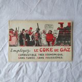 Le coke de Gaz buvard