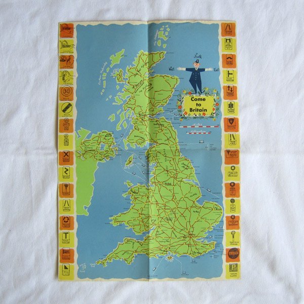 Come To Britain イギリスの可愛い地図 De Paris