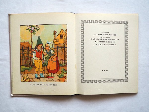 フランスアンティーク絵本1954年アンデルセン童話 雪の女王- DE PARIS