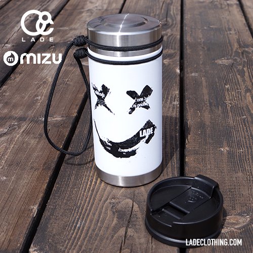 □ MIZU □ LADE Smile - V5 WIDE Insulated Bottle / Enduro White