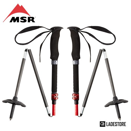 □ MSR□ DynaLock™ Ascent Carbon Backcountry Poles - LADE STORE