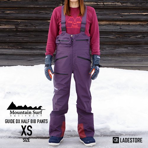 ■ Mountain Surf ■ Guide DX Half Bib Pants / XS - LADE STORE 花笠高原 & 那須高原 |  バックカントリーユースのLADEカスタムオーダービーニーや芽育雪板,Peacemaker Snowskateなどフリーフット、PRANA