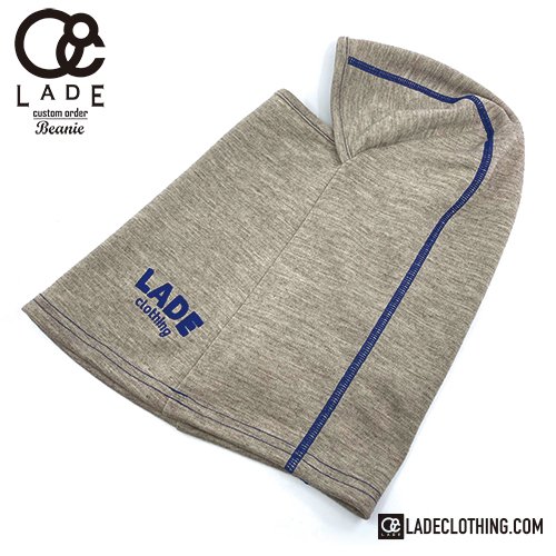 □LADE SNOW□ WOOL-BLEND Balaclava / Light Gray - LADE STORE 花笠