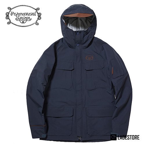 ■ Permanent Union ■ 2023-24 No. TEN Jacket / Dark Navy - LADE STORE 花笠高原 &  那須高原 | バックカントリーユースのLADEカスタムオーダービーニーや芽育雪板,Peacemaker Snowskateなどフリーフット、PRANA  ...