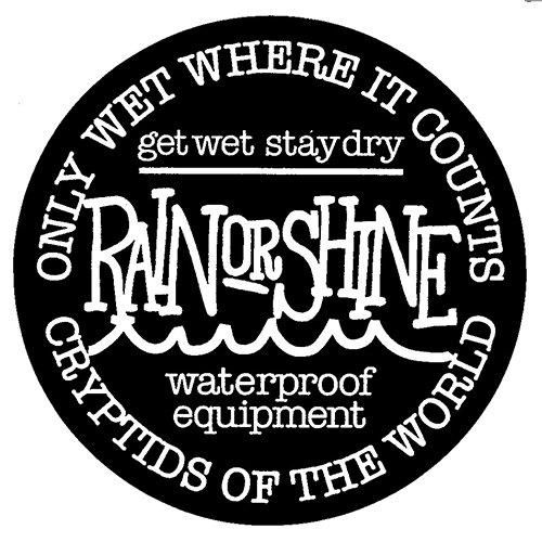 □ RAIN OR SHINE □ LOGO STICKER - LADE STORE 花笠高原