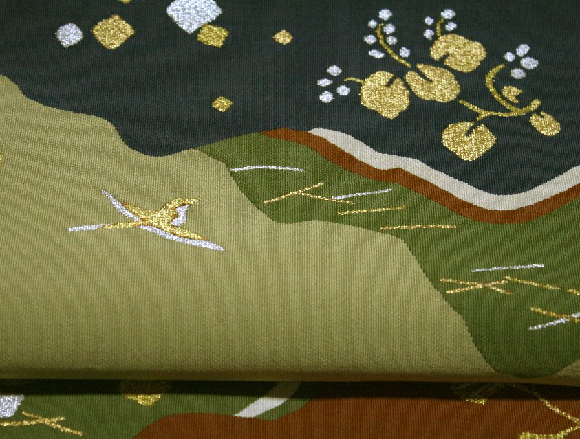 道長文様爪織り本つづれ織り袋帯（お買い得です） - リサイクル着物のことなら京都で創業80年の老舗ゑちごやへ