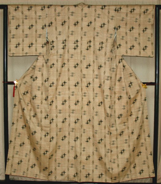 飴色本場琉球紬着物 - リサイクル着物のことなら京都で創業80年の老舗ゑちごやへ