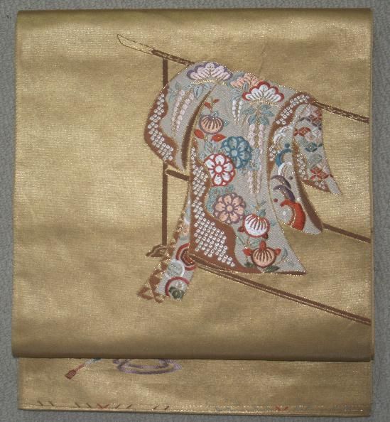 泥金錦誰が袖文様袋帯（お買い得です） - リサイクル着物のこと