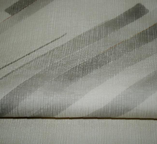 単衣から盛夏向き・未使用の響庵生成り色紗織袋帯（お勧め品です
