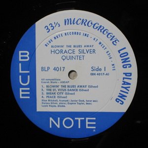 HORACE SILVER / Blowin' The Blues Away - PHONOGRAPH