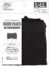 【代引不可】【P袋】卸@¥125/「1分丈:レディース用・薄手インナーパンツ(黒:L-LL)」12枚セット