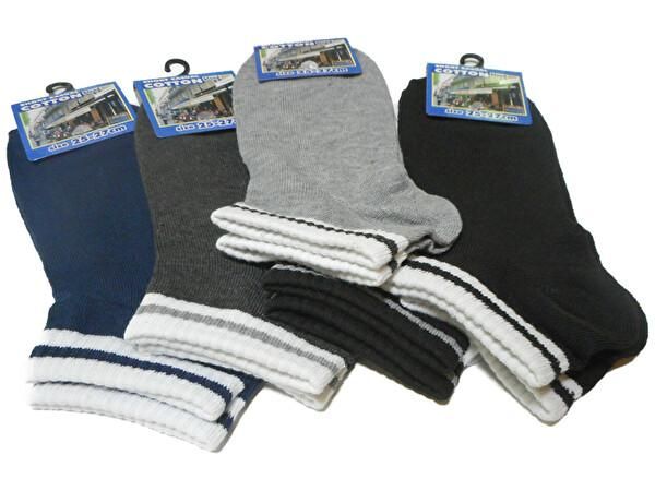 P袋】[厚2]卸＠￥88-￥95/メンズ靴下25-27cm「ショートソックス