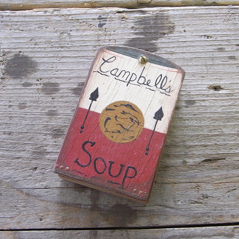 Campbell's Soup キャンベルスープ ウッデンクラフト キャラクター 4点セット - カントリーショップ ジュリアン