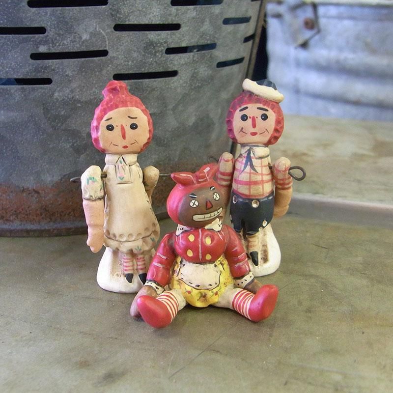 アンとアンディ　フィギュアセット ヴィンテージ ミニチュア フィギュア アン＆アンディ＋べリンディ3個セット