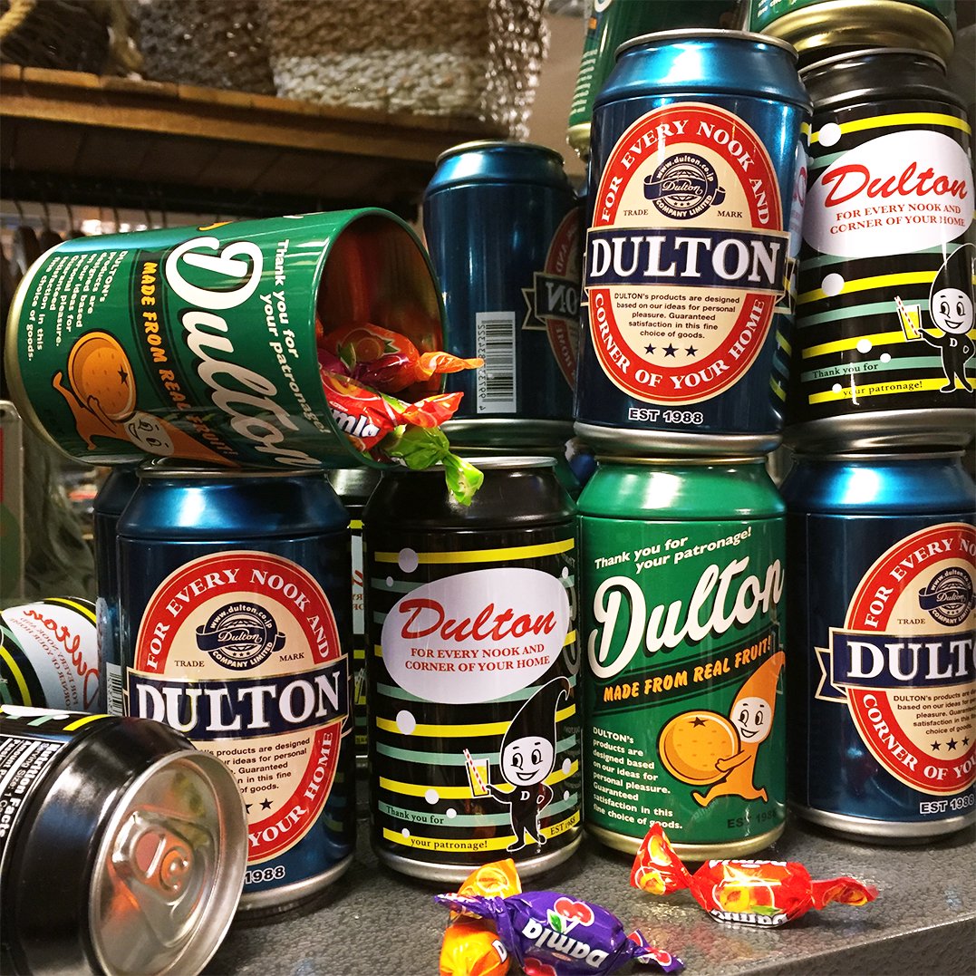 DULTON ダルトン カンケース Cタイプ 空き缶 小物入れ - カントリー 
