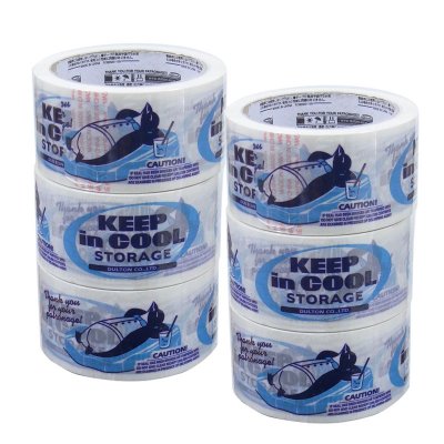 DULTON ダルトン パッキングテープ FRAGILE Keep in Cool Storage クールペンギン PPT-24（6巻）