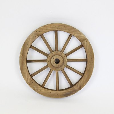 木製車輪 ガーデン ウッドーホイール S/直径30cm ブラウン