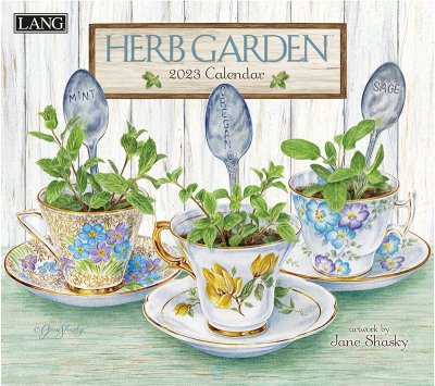 【お試し価格】 LANG 2023年ラングカレンダー Herb Garden ハーブガーデン