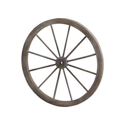 ウッドホイール ディスプレイ用木製車輪 L/直径58cm ブラウン