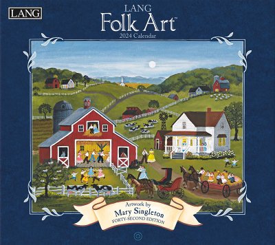 LANG 2024年ラングカレンダー LANG Folk Art ラング フォークアート