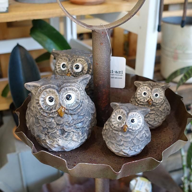 【美品】フクロウ　陶器　ヨーロッパ　置物　インテリア　工芸品　美術品　A1348 美品】フクロウ 陶器 ヨーロッパ 置物 インテリア 工芸品 美術品 A1348