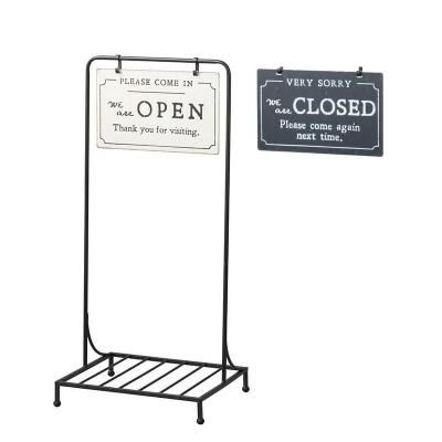 <img class='new_mark_img1' src='https://img.shop-pro.jp/img/new/icons13.gif' style='border:none;display:inline;margin:0px;padding:0px;width:auto;' />オープンクローズドスタンド OPEN/CLOSEDサイン 看板 プランタースタンド 花台 店舗什器