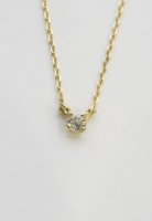 GARNI / K18YG Minimal Diamond Pendant