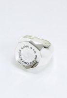 GARNI / DC Stamp Ring - L 【取り寄せ商品】