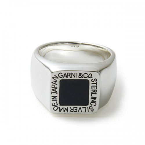 GARNI / Square Onyx Ring - LAD MUSICIAN・A.F ARTEFACT・my